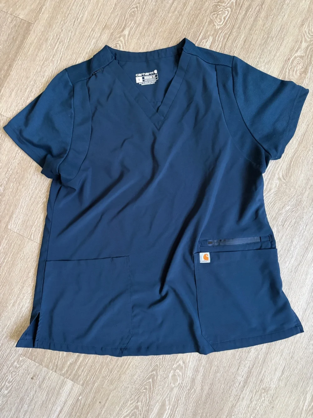 Carhartt Navy Blue Scrub Top and Pants Set